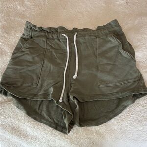 Olive Green Women's Shorts